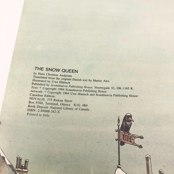 Vtg 1984  The Snow Queen By Hans Christian Andersen Novalis - Picture 8 of 15